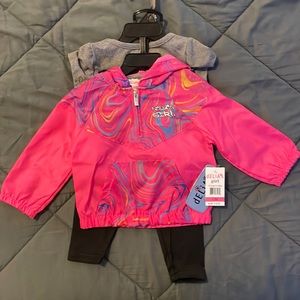 Girls 3 piece windbreaker set